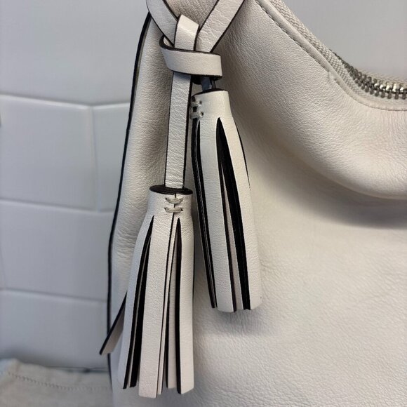 Coach Legacy Courtenay Leather Hobo Shoulder Bag - White - Picture 5 of 13